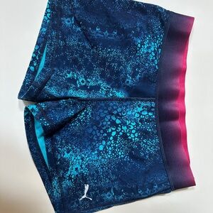 Puma Blue and Pink Athletic Shorts